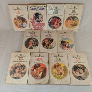 11 Harlequin Romance Novels Books Paperback Vintage Dailey Mortimer Weale Peake